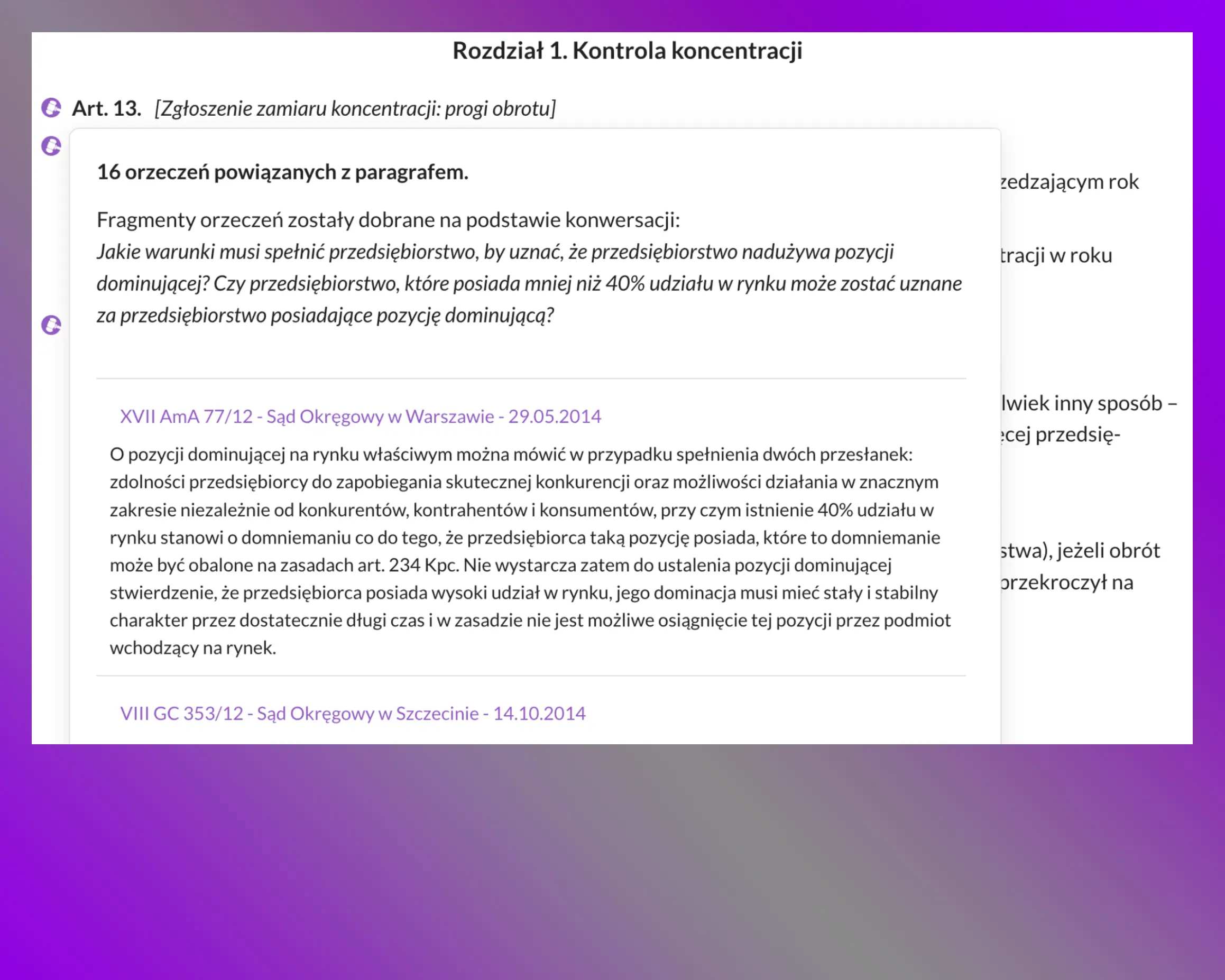 Wyszukiwarka orzeczeń z AI - precyzyjna analiza prawna dla kancelarii